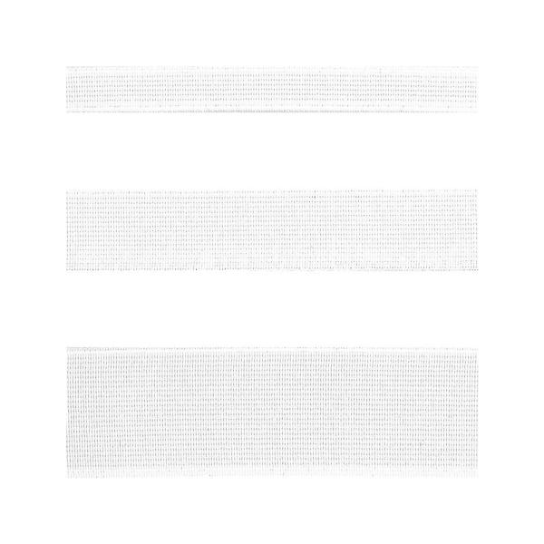 Rippgummiband in Weiß, 3 cm breit, im Ausschnitt